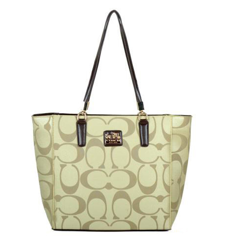 Coach Madison East West Small Apricot Totes EAK Coach Madison East West Small Apricot Totes EAK
